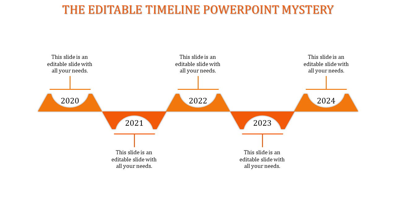 Elegant Editable Timeline PowerPoint Presentation Template